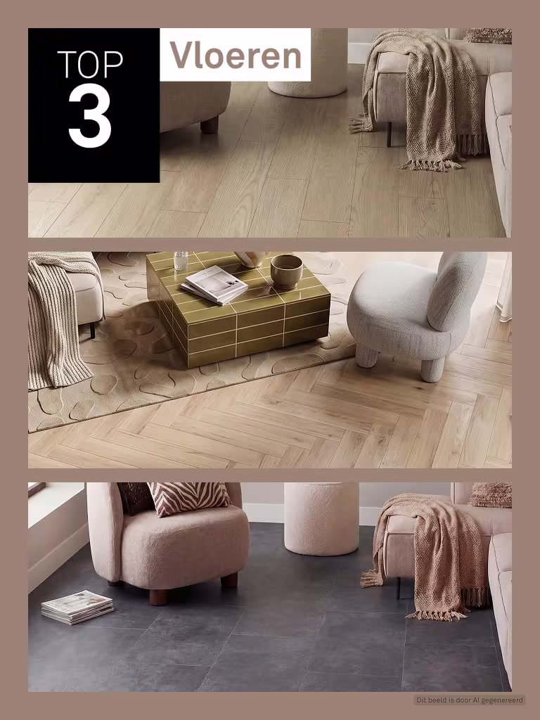 Top 3 vloeren
