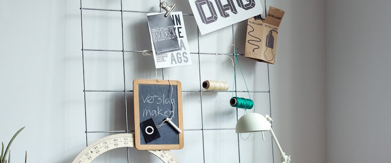 Memobord maken van een gaaspaneel