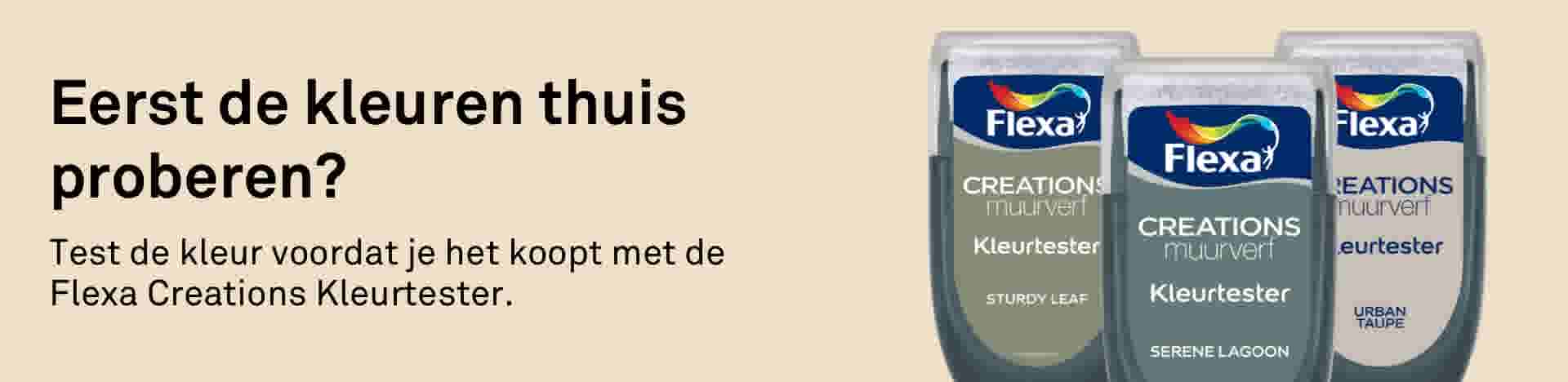 Eerst de kleuren thuis proberen?