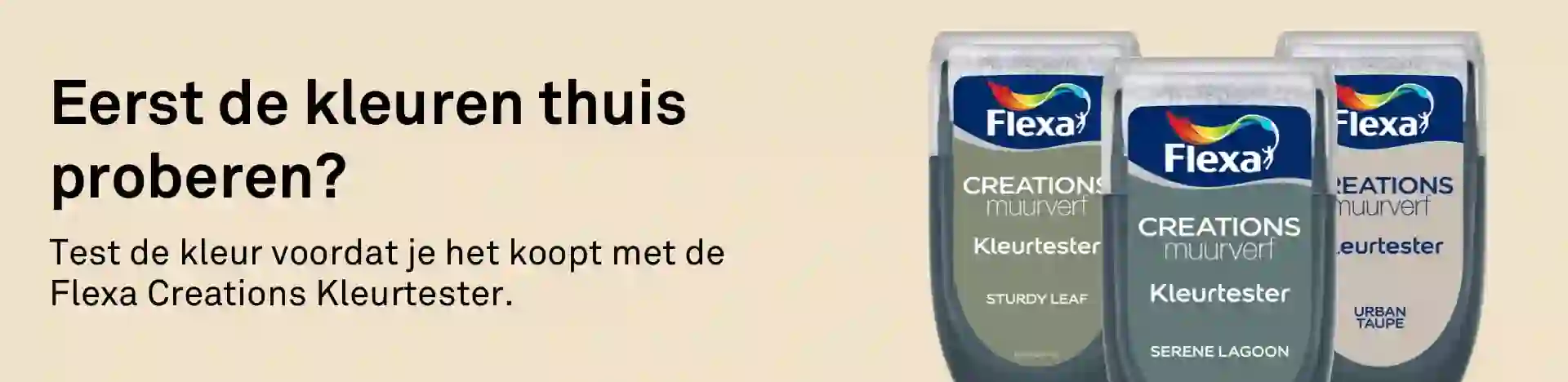 Eerst de kleuren thuis proberen?
