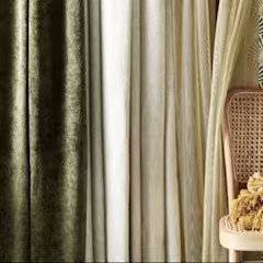 Verschillende verduisterende gordijnen