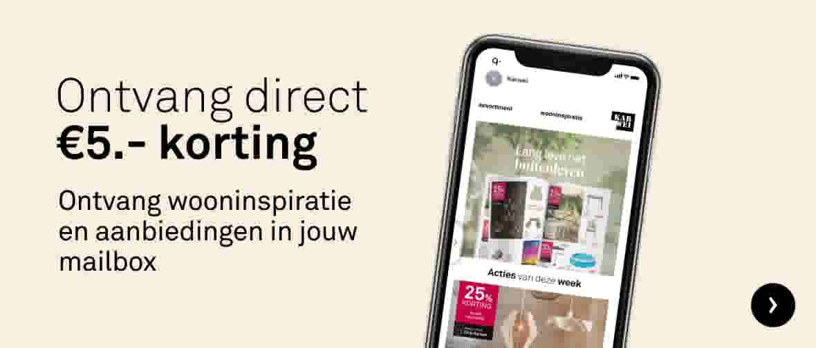 Ontvang direct 5 euro korting