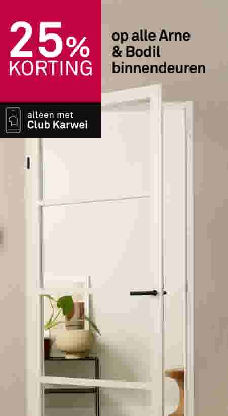25% korting op alle Arne & Bodil binnendeuren