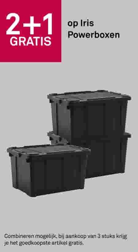 2+1 gratis op Iris Powerboxen