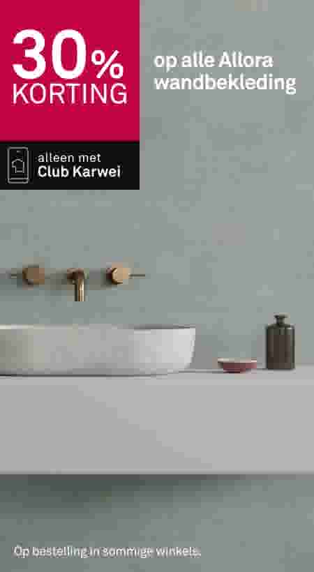 30% korting op alle Allora wandbekleding