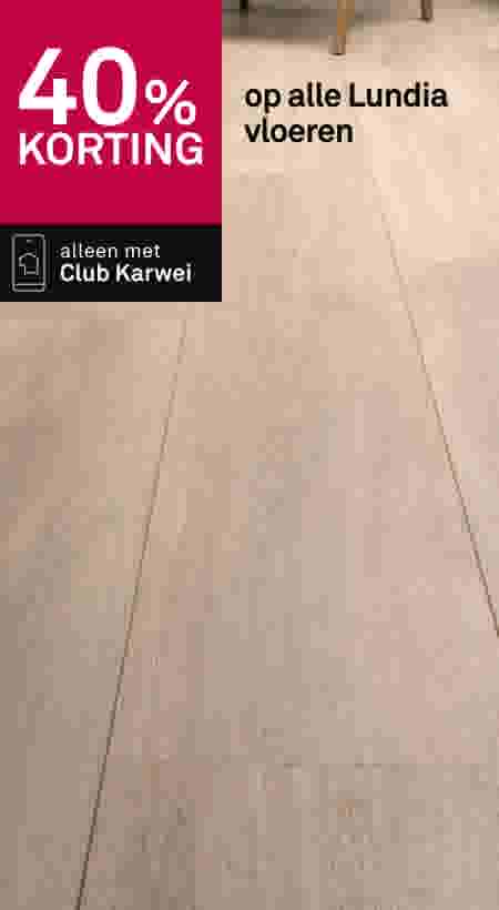 40% korting op alle Lundia vloeren