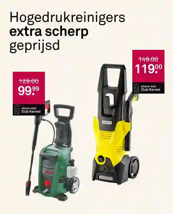 Hogedrukreinigers