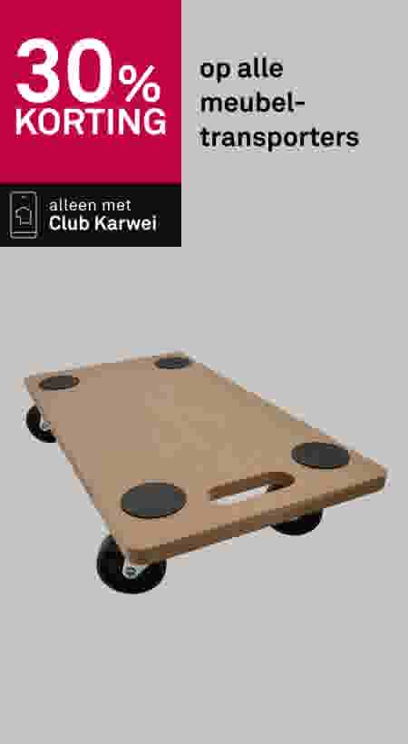 30% korting op alle meubeltransporters