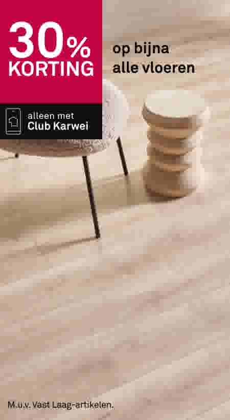 30% korting op bijna alle vloeren