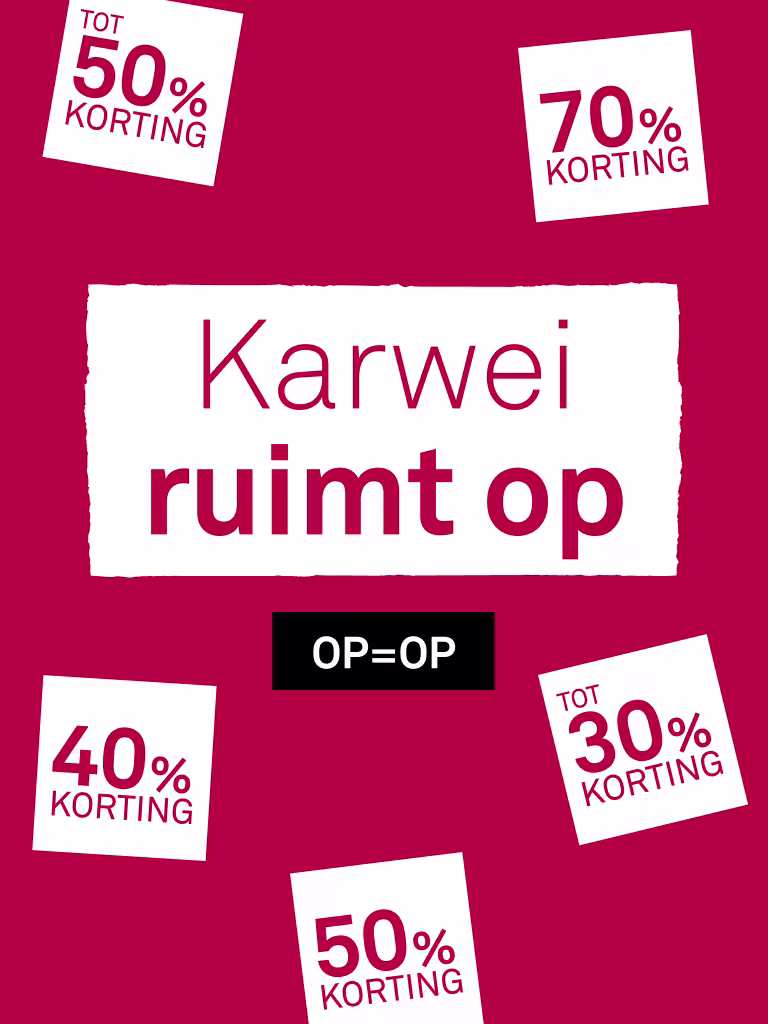 Karwei ruimt op
