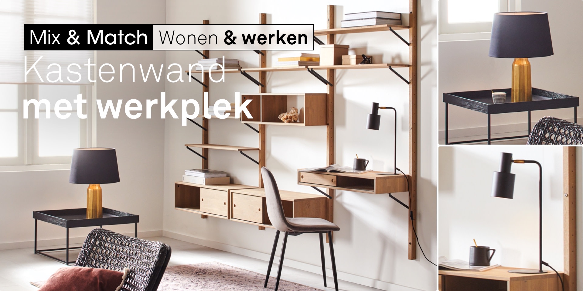 Shop bij KARWEI de producten vanuit de kastenwand met werkplek