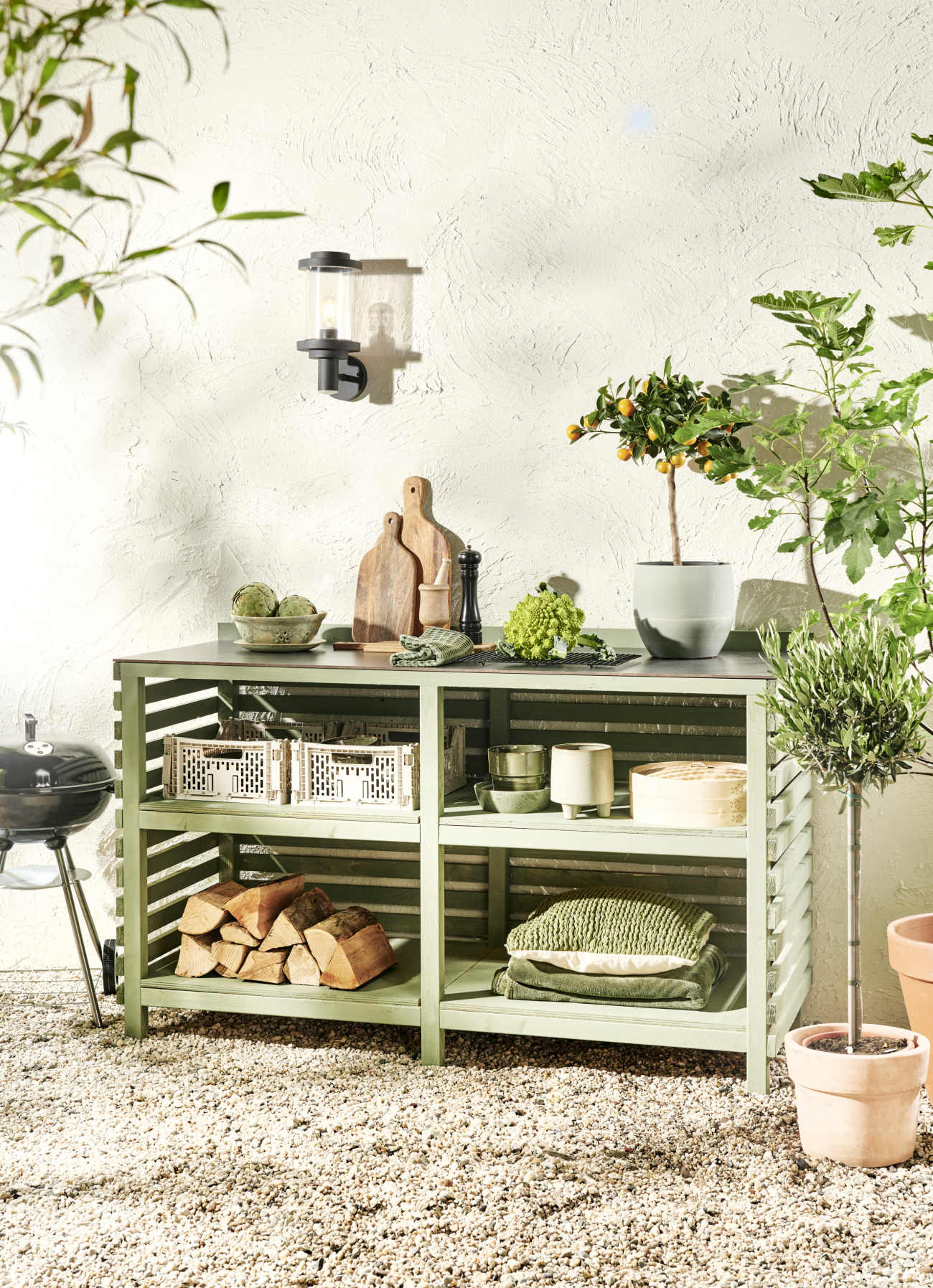 Houten buitenkeuken DIY Karwei