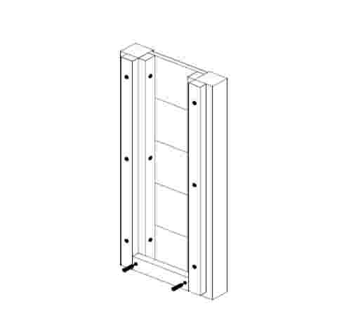 DIY hoge plantenbak stap 3