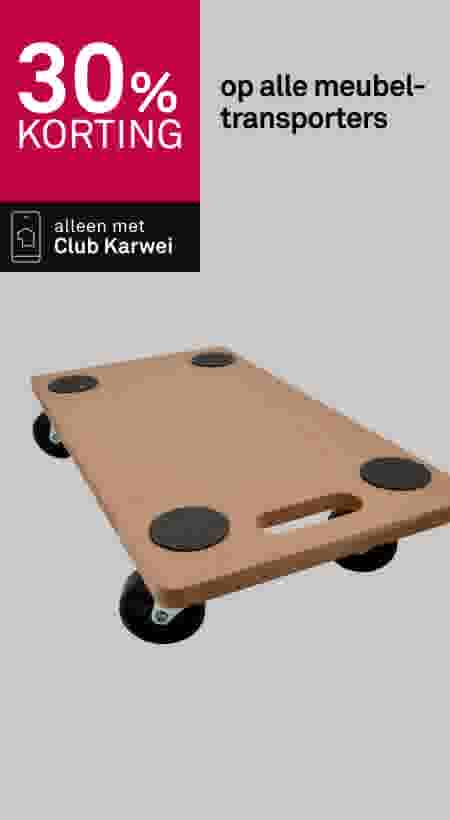 30% korting op alle meubeltransporters