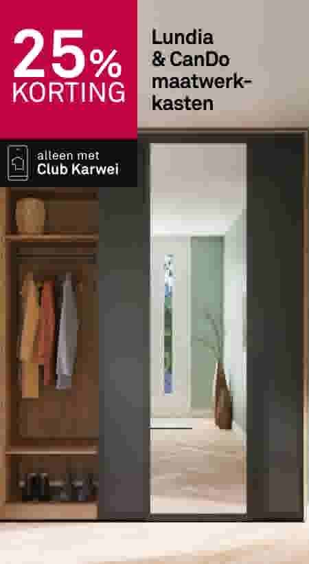 25% korting Lundia & CanDo maatwerkkasten