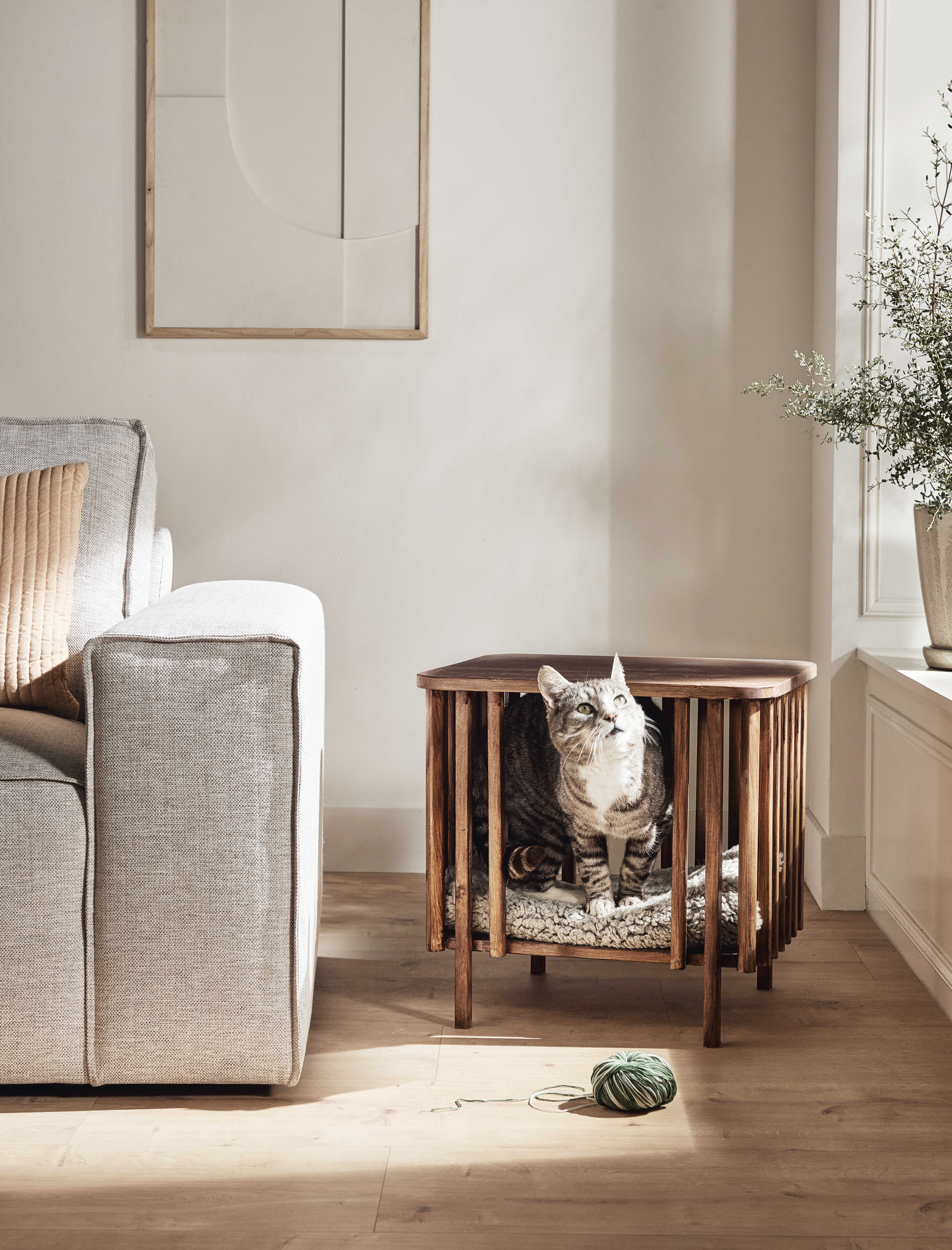 Zelf een kattenmandje met latjes maken 