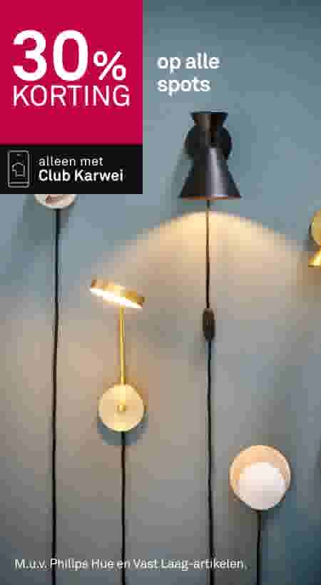 30% korting op alle spots