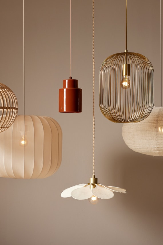 25% korting op alle hang, tafel en vloerlampen