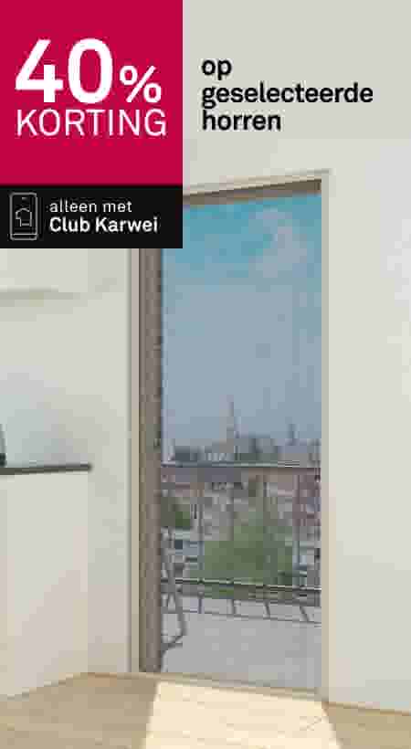 40% korting op geselecteerde horren