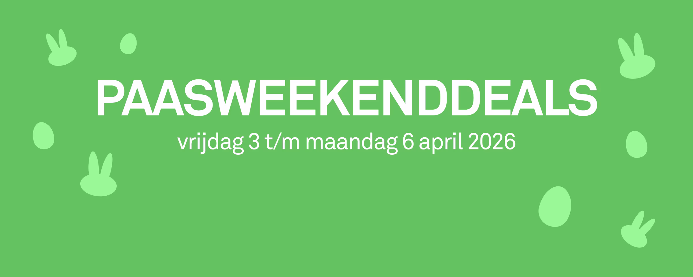 Paasweekenddeals