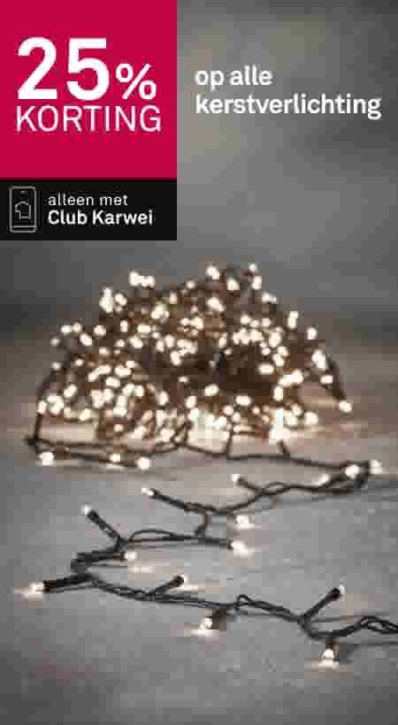 25% korting op alle kerstverlichting