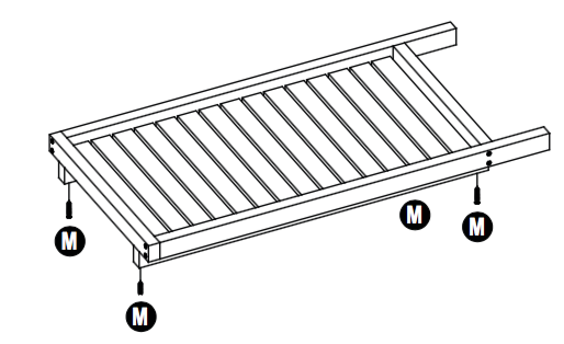 Houten buitentrolley KARWEI