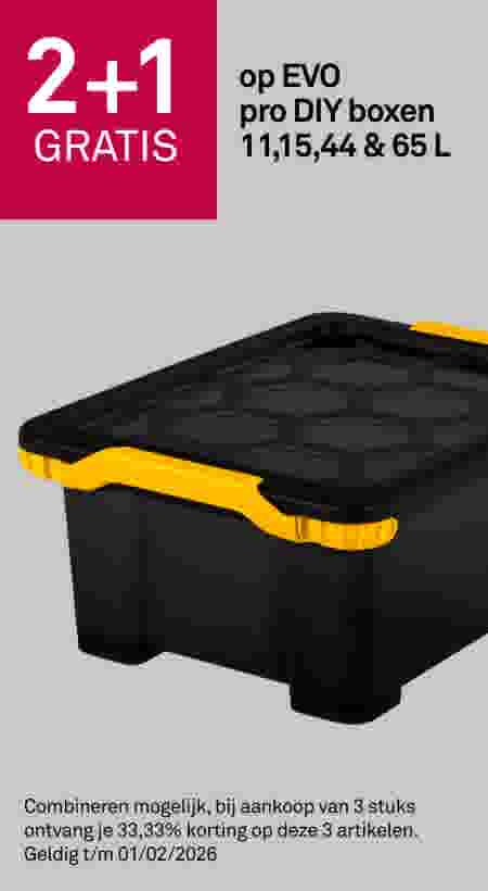 2+1 gratis op EVO pro DIY boxen