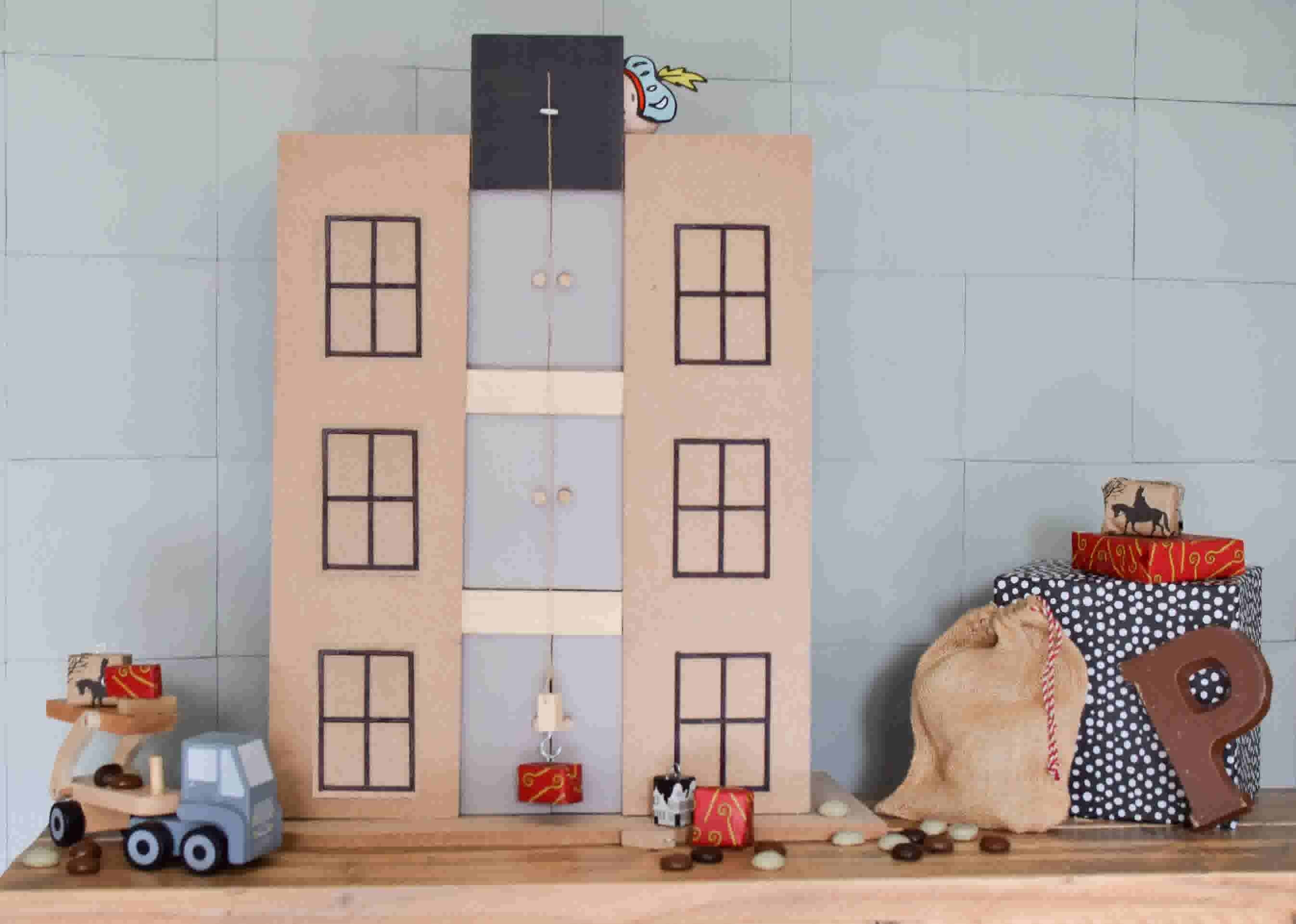 Cilia Kust linnen Sinterklaas idee: een pakhuis van hout maken | Karwei