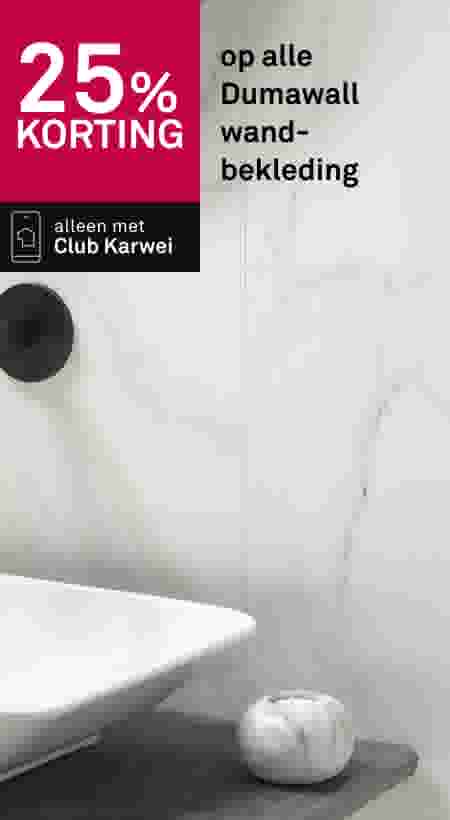 25% korting op alle Dumawall wandbekleding