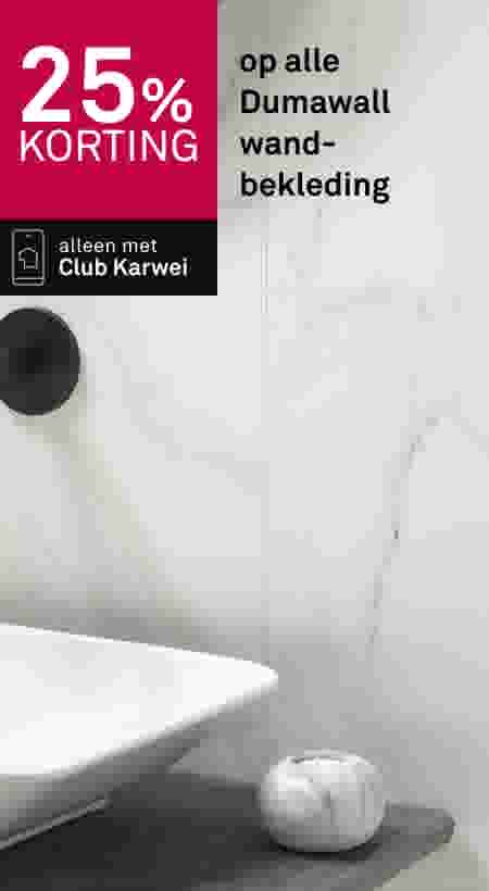 25% korting op alle Dumawall wandbekleding