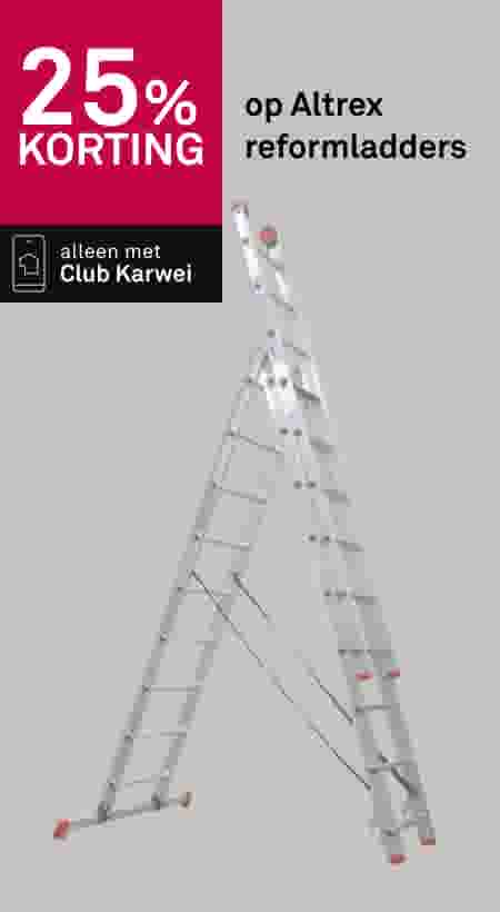 25% korting op Altrex reformladders