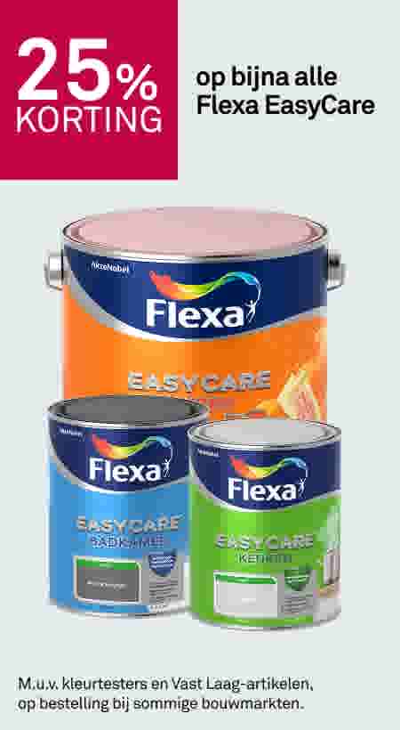 25% korting op bijna alle Flexa EasyCare