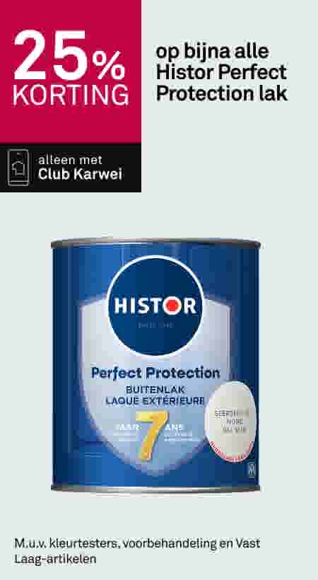 25% korting op bijna alle Histor Perfect Protection lak