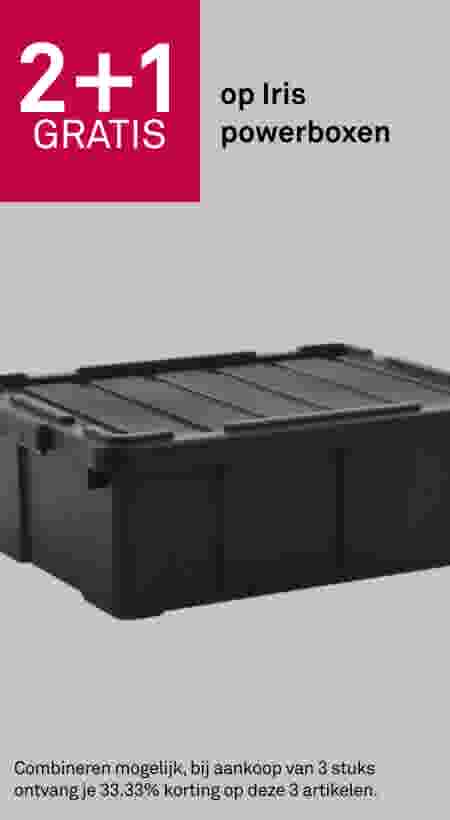2+1 gratis op Iris powerboxen