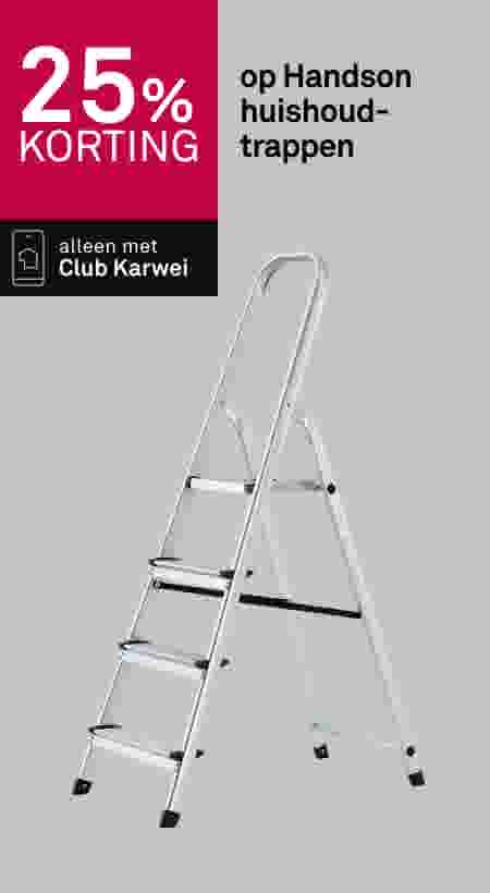25% korting op Handson huishoudtrappen