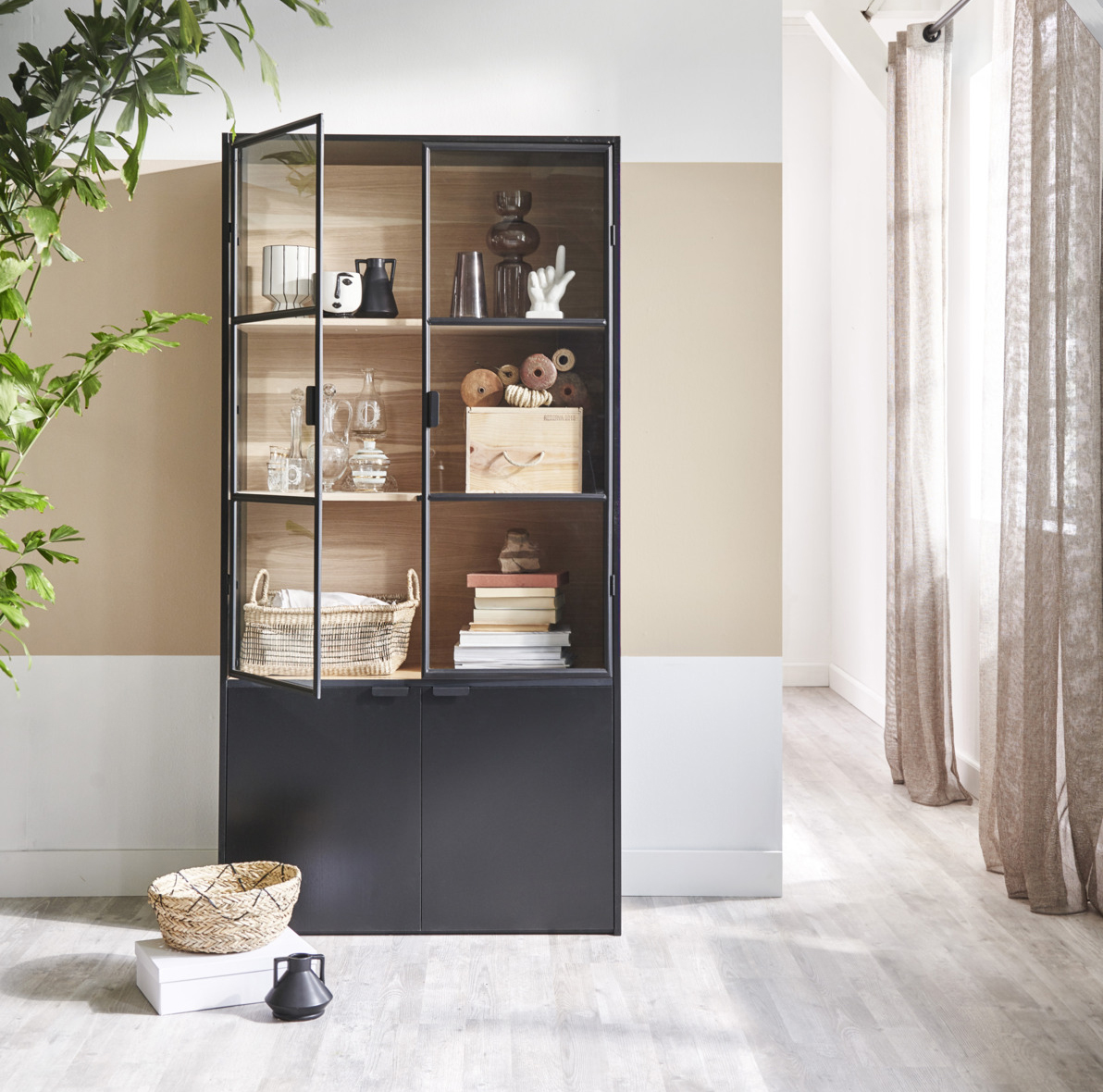 Verfidee: verfbaan op de muur