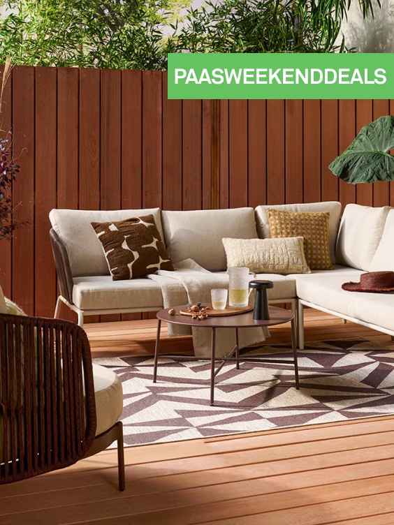 25% korting op alle tuinmeubelen