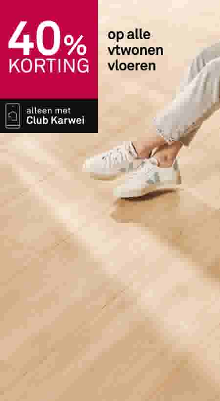 40% korting op alle vtwonen vloeren