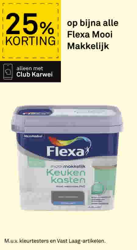 25% korting op bijna alle Flexa Mooi Makkelijk