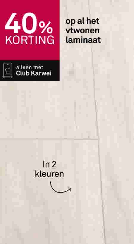 40% korting op alle vtwonen vloeren