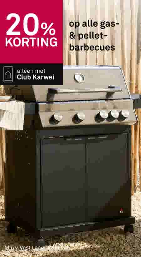 20% korting op alle gas- & pelletbarbecues