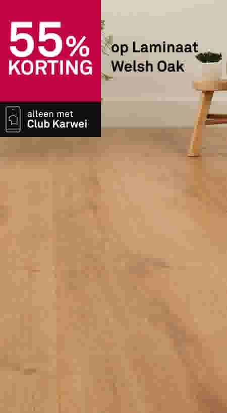 55% korting op Laminaat Welsh Oak