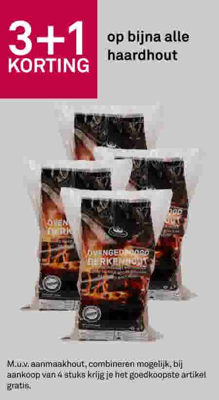 3+1 gratis op bijna alle haardhout