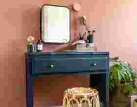 Upcyclen van commode naar make-uptafel