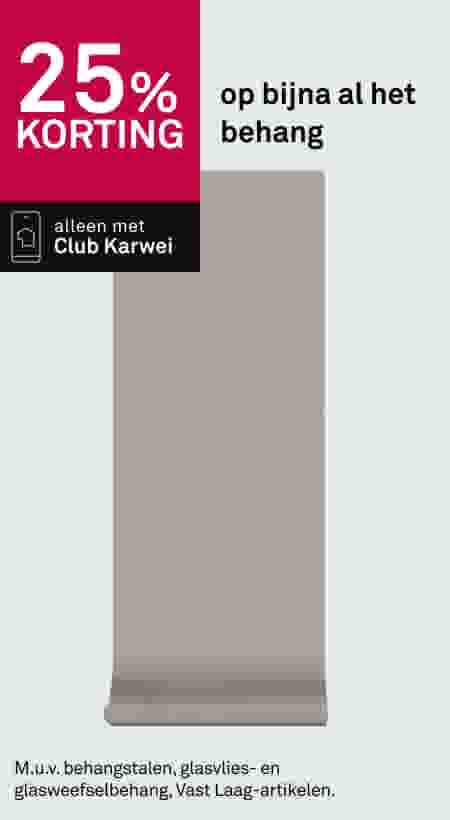 25% korting op bijna al het behang
