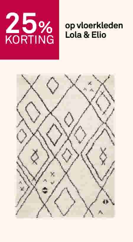 25% korting op vloerkleden Lola & Elio