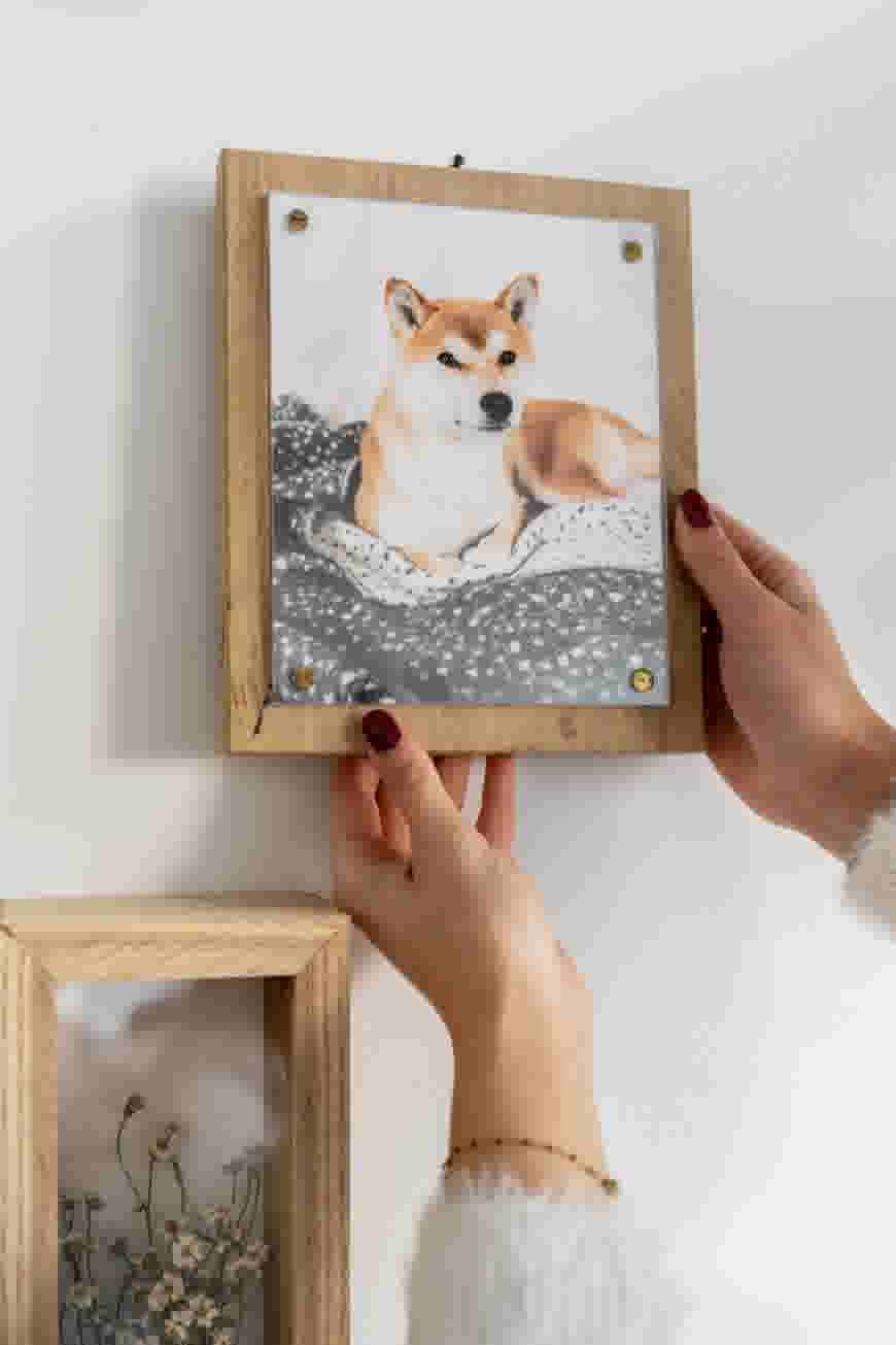 DIY foto op hout