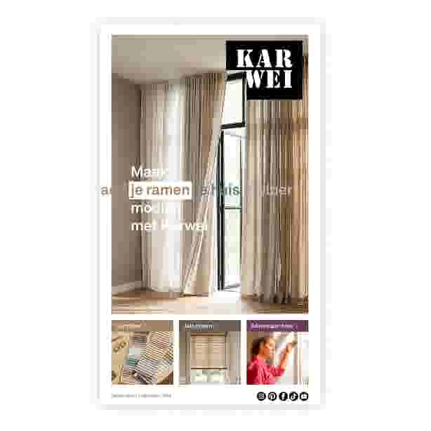 Raamdecoratie special van Karwei