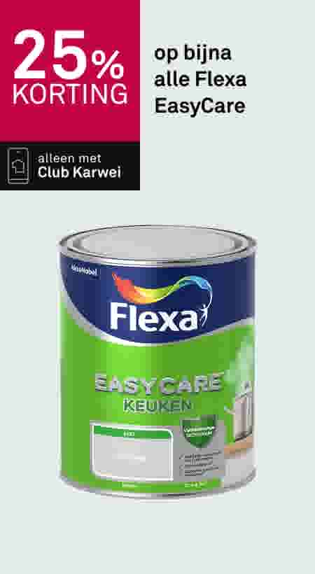 25% korting op bijna alle Flexa EasyCare