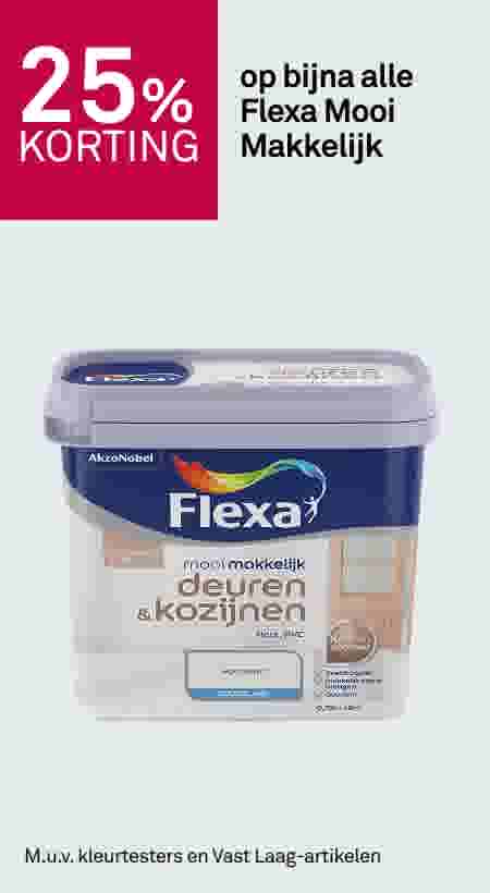 25% korting op bijna alle Flexa Mooi Makkelijk